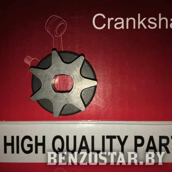 Ведущая звездочка для электропил тип T, D-32,3мм, H-9,5мм, внутренний овал 10х8мм, шаг цепи 3,8